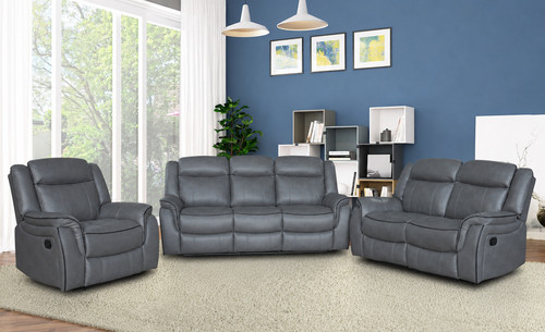 Grey leather gel - leather, 3