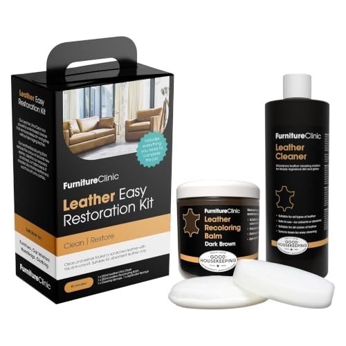 Leather restoration kit dark - leather,