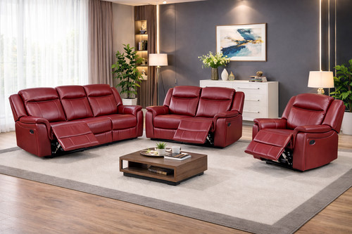 Burgundy red leather gel - burgundy,