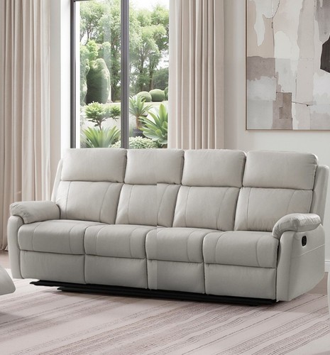 Grey italian leather - grey,
