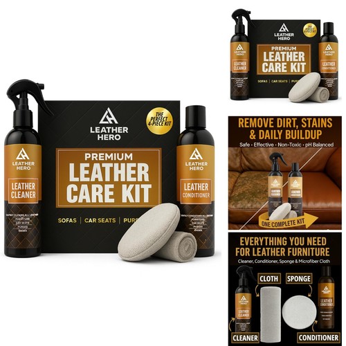 Leather cleaner conditioner - cleaner,