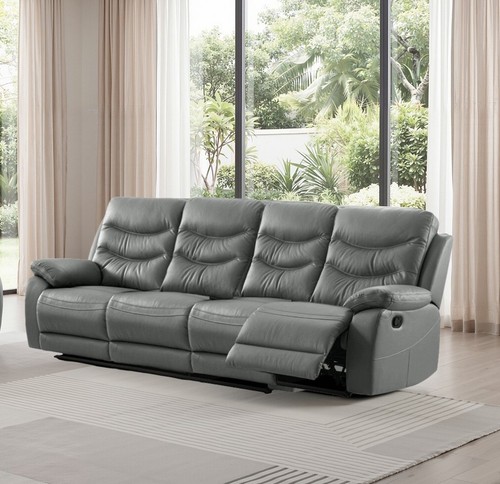 Dark grey italian leather - italian, 4