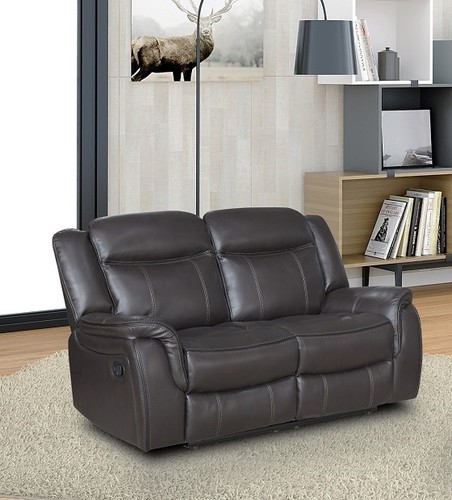Dark brown high grade leather - grade,